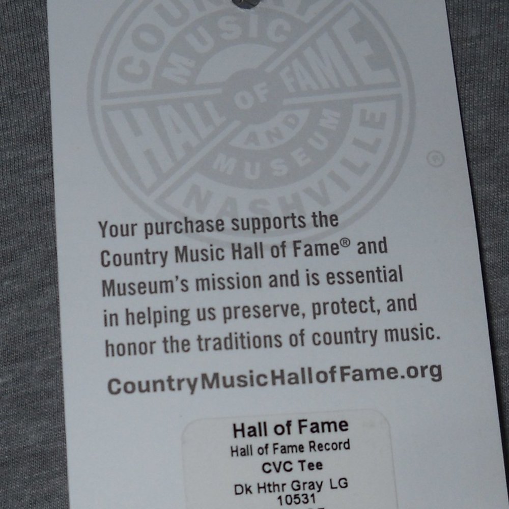 NASHVILLE Country Music Hall of Fame Shirt Unisex Size L - Picture 4 of 6